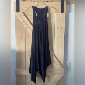 Ted Baker Modal Silk Racerback Tunic US Size 2 Color Navy Blue